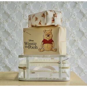 Disney Winnie The Pooh 3 Piece Vanity Cosmetic Bag